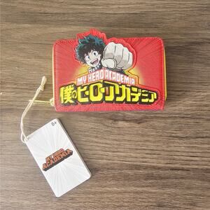 Loungefly My Hero Academia Izuku Punch Zip-Around Wallet NWT